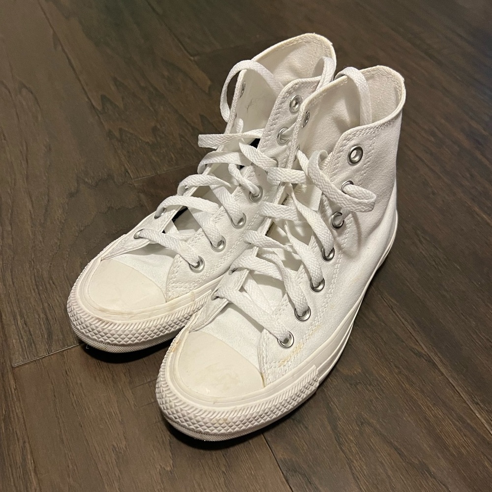 white high top converse